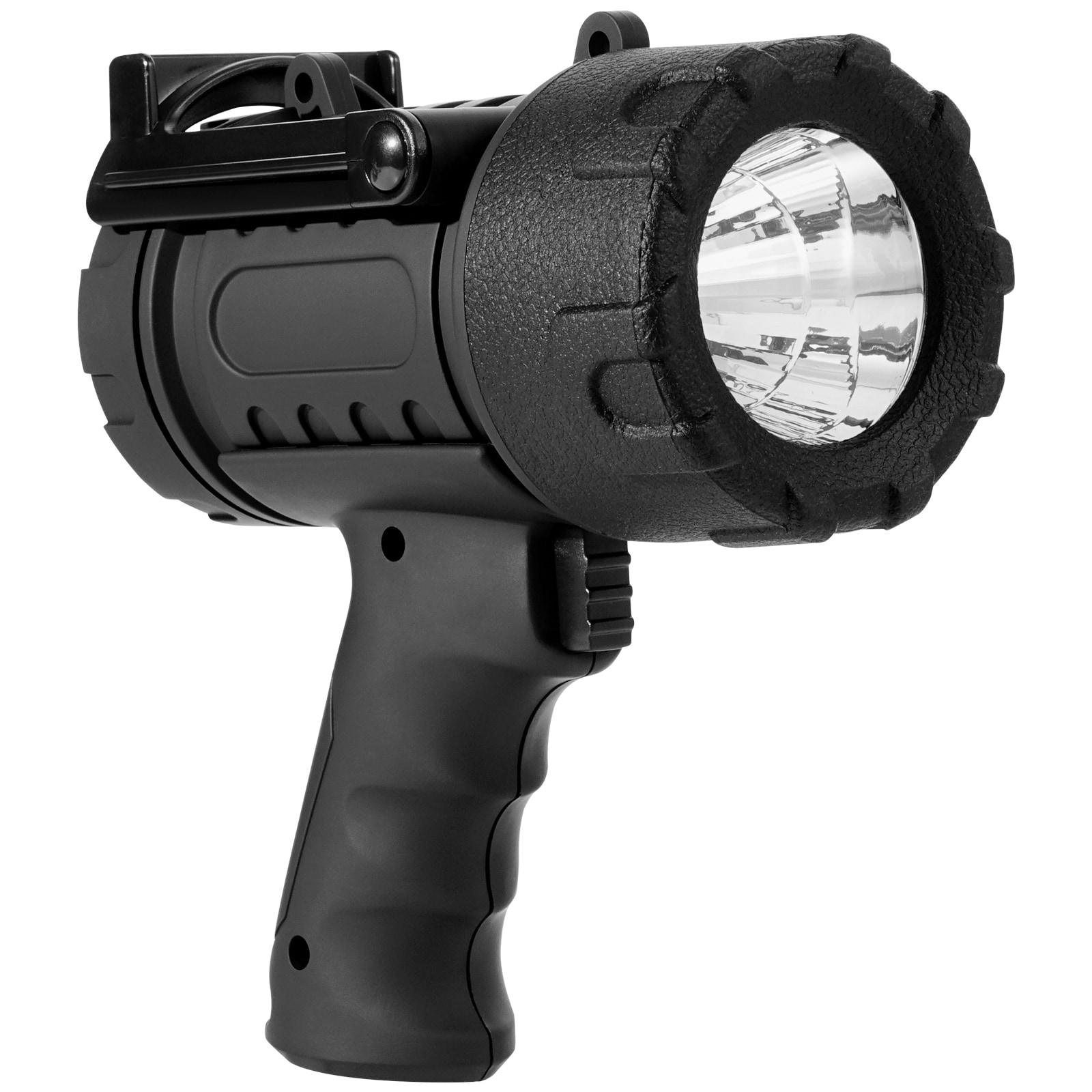 USB Super Bright Rechargeable Spotlight Flashlight 200,000LM Searchlight_voghion.com